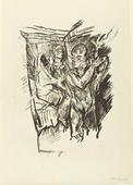 Oskar Kokoschka. At the Crossroads (Am Scheidewege) (plate 7) from The Bound Columbus (Der gefesselte Columbus). 1916 (executed 1913)