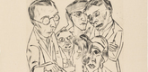 Max Beckmann. The Draftsman in Society (Der Zeichner in Gesellschaft). (1922)