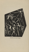 Lyonel Feininger. DA-DA, I. The Idol (DA-DA, I. Der Abgott) (frontispiece) from Dada. 1919 (print executed 1918)