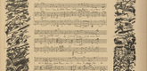 Erich Büttner. The Imperial Anthem (Der Kaiserlied) (border, p. 75) from the periodical Kriegszeit. Künstlerflugblätter, vol. 1, no. 18/19 (24 Dec 1914). 1914