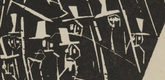 Lyonel Feininger. DA-DA, I. The Idol (DA-DA, I. Der Abgott) (frontispiece) from Dada. 1919 (print executed 1918)