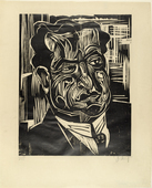 Karl Schmidt-Rottluff. Portrait of H. Robinson (Bildnis H. Robinson). (1923)