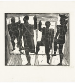 Gerhard Marcks. Alpine Dance (Almtanz) from the periodical in portfolio form Die Schaffenden , vol. 6, no. 2. printed 1926 (executed 1924, published 1929)