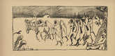 Rudolf Grossmann. Untitled (headpiece, p. 76) from the periodical Kriegszeit. Künstlerflugblätter , vol. 1, no. 18/19 (24 Dec 1914). 1914