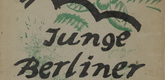 Adolf Köglsperger. Cover from the periodical Junge Berliner Kunst, no. 6. 1919-20