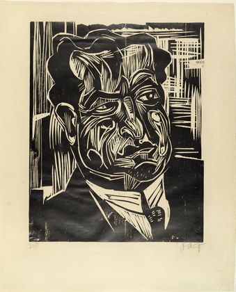 Karl Schmidt-Rottluff. Portrait of H. Robinson (Bildnis H. Robinson). (1923)