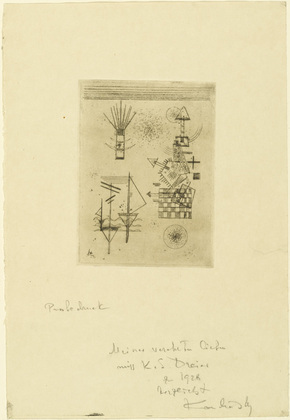 Vasily Kandinsky. Second Annual Print for the Kandinsky Society (Zweite Jahresgabe für die Kandinsky-Gesellschaft). 1926