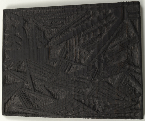 Lyonel Feininger. Woodblock for Ships, Waves, and Sun (Schiffe, Wellen und Sonne). 1920
