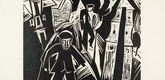 Karl Schmidt-Rottluff. Harbor Street (Hafenstrasse). (1923)