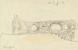 Lyonel Feininger. Ruin on the Cliff. 1934