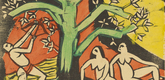Max Pechstein. Killing of the Banquet Roast (Erlegung des Festbratens) from the periodical Der Sturm, vol. 2, no. 93 (January 1912). 1911 (published 1912)
