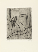 Karl Schmidt-Rottluff. Dancer III (Tänzerin III). (1922)