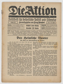 from Die Aktion, vol. 2, no. 4. January 22, 1912