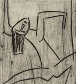Karl Schmidt-Rottluff. Dancer III (Tänzerin III). (1922)
