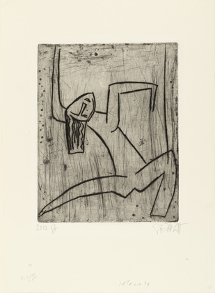 Karl Schmidt-Rottluff. Dancer III (Tänzerin III). (1922)
