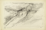 Lyonel Feininger. The Ruin on the Cliff. 1935