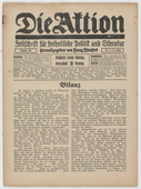 from Die Aktion , vol. 2, no. 5. January 29, 1912