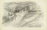 Lyonel Feininger. Ruin on the Cliff. (1935)