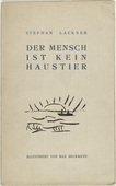 Max Beckmann. Der Mensch ist kein Haustier (Man Is Not a Domestic Animal). 1937