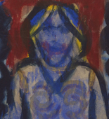 Christian Rohlfs. Blue Fan Dancer. 1916