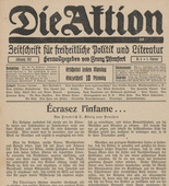Die Aktion, vol. 2, no. 6. February 5, 1912