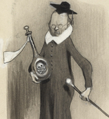 Lyonel Feininger. Ye Learned Apothecary. 1901
