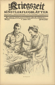 unknown. In the Military Hospital (Im Lazarett) (in-text plate, p. 83) from the periodical Kriegszeit. Künstlerflugblätter, vol. 1, no. 21 (6 Jan 1915). 1915