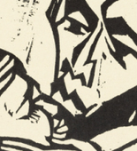 Max Pechstein. Mother (Mutter) (plate, loose leaf) from the periodical Das Kunstblatt, vol. 2, no. 6 (Jun 1918). 1918 (executed 1917)