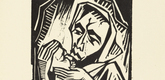 Max Pechstein. Mother (Mutter) (plate, loose leaf) from the periodical Das Kunstblatt, vol. 2, no. 6 (Jun 1918). 1918 (executed 1917)