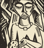 Max Pechstein. Infant (Säugling) (plate, preceding p. 161) from the periodical Das Kunstblatt, vol. 2, no. 6 (Jun 1918). 1918 (executed 1917)