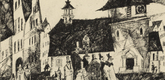 Lyonel Feininger. The City at the Edge of the World (In der Stadt am Ende der Welt). 1912