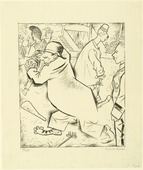 George Grosz. At the Cirque Medrano (Im Zirkus Medrano). 1924