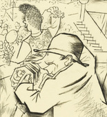 George Grosz. At the Cirque Medrano (Im Zirkus Medrano). 1924