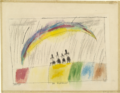 Lyonel Feininger. The Rainbow (Der Regenbogen). 1918