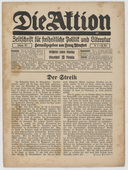 Die Aktion, vol. 2, no 12. March 18, 1912