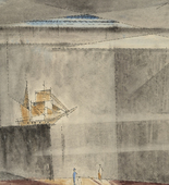 Lyonel Feininger. Glassy Sea. 1934