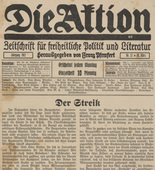 Die Aktion, vol. 2, no 12. March 18, 1912