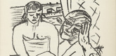 Max Beckmann. Illustration for Scene 6 (plate facing page 70) from Der Mensch ist kein Haustier (Man Is Not a Domestic Animal). 1937