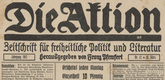 Die Aktion, vol. 2, no 12. March 18, 1912