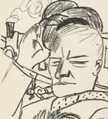 Max Beckmann. Illustration for Scene 10 (plate facing page 110) from Der Mensch ist kein Haustier (Man Is Not a Domestic Animal). 1937