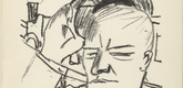 Max Beckmann. Illustration for Scene 10 (plate facing page 110) from Der Mensch ist kein Haustier (Man Is Not a Domestic Animal). 1937