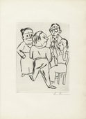 Max Beckmann. Plate (facing page 8) from Ebbi. 1924