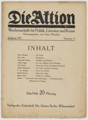 Die Aktion, vol. 2, no. 15. April 10, 1912