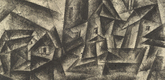 Lyonel Feininger. The Village of Legefeld I (Dorf Legefeld I). 1916