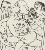 Max Beckmann. Plate (facing page 14) from Ebbi. 1924