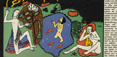 Oskar Kokoschka. The Awakening (Die Erwachenden) (in-text plate, folio 9) from Die träumenden Knaben (The Dreaming Boys). 1917 (executed 1907-08)