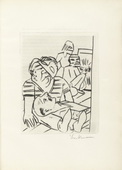 Max Beckmann. Plate (facing page 36) fromEbbi. 1924