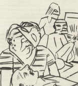 Max Beckmann. Plate (facing page 36) fromEbbi. 1924