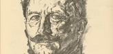 Erich Büttner. Emperor William II (in-text plate, p. 95) from the periodical Kriegszeit. Künstlerflugblätter, vol. 1, no. 24 (27 Jan 1915). 1915