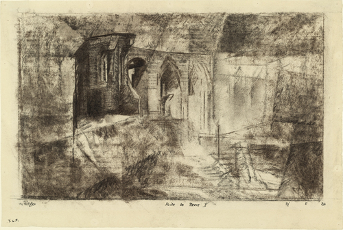 Lyonel Feininger. Ruin by the Sea II (Ruine am Meere II). 1929